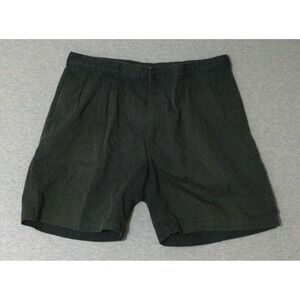 Men's Charcoal Flat Front Shorts